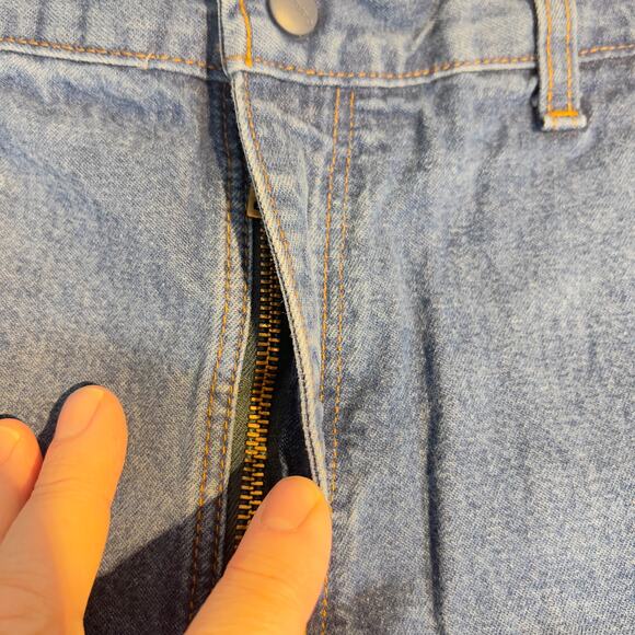 Carhartt FR Denim Jeans Men's 34w x 32L Flame Resistant FRB13 DNM Blue Utility - Picture 5 of 16